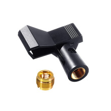 180 Front & Rear Rotation Microphone Clips Microphone Stands with copper screws