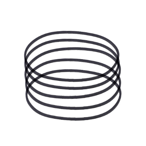 5PCS 2mm Square Folded Rubber Belt for Recorders DVDs Drive Fold in half 170mm