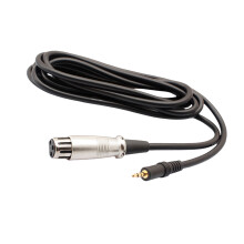 Reliable 2.5Meter XLR Female To 3.5Mm Sound Cable For Seamless Device Connection In