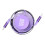 Retractable Length UsbC TypeC Cable Customizes Length to Your Preferred Size Purple 1