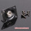 Electric Guitar Bass Replacement Parts Guitar Input Output Jacks Socket Plate Silver 5