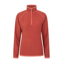 (18 UK, Burnt Orange) Mountain Warehouse Womens/Ladies Montana Half Zip Fleece Top