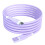 Liquid Silicone Data Cable with Lamps Support Data Transmission for Tablets PC Purple 1