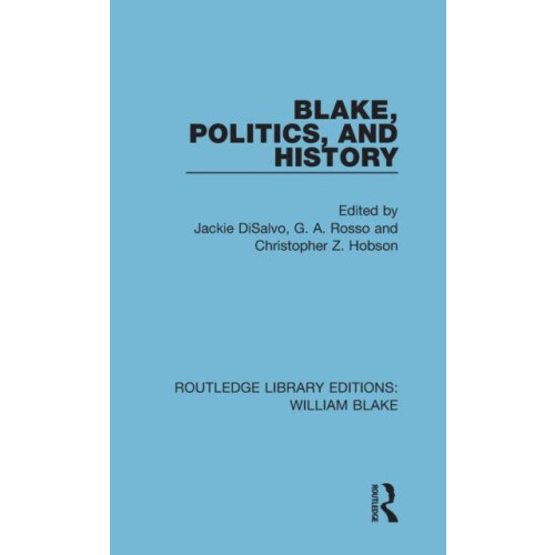Blake Politics and History Hardcover Book