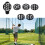 Golf Ball Marker Set with Pattern Inserts for Alignment Practice Use 4