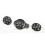 Golf Ball Marker Set with Pattern Inserts for Alignment Practice Use 8