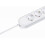 BACHMANN Bachmann Tischsteckdose, 3xDosen(CEE7)->Stecker(CEE7), 5m, weiss, Smart, 1