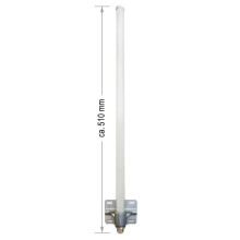 ALLNET Antenne 2,4 GHz 8dBi Omni outdoor N-Type-Female "ANT-24-1T1R-OMNI-8dbi"