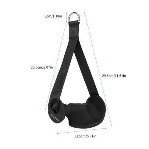 Ergonomic Pulley Cable Machine Handle Gym Exercise Handle Working Out Handle 2