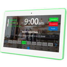 ALLNET Meetingraum RGB LED Tablet 13 Zoll RK3576 Android 16 und NFC/RFID Farbe weiß