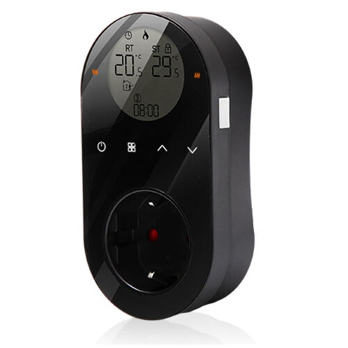 WiFi  LED Thermostat Plug Outlet Digital  Plug 16A Remote Control Temperature Controller EU Plug