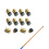 10Pcs Pool Cue Tip  Ferrules Set Billiards Replacement Accessories 13MM 11