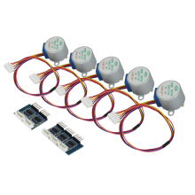 ALLNET 4duino Schrittmotor 5-er Pack 5 Volt. Inkl. Treiber