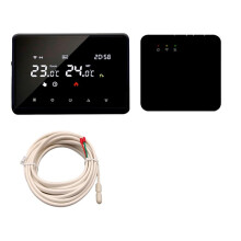 Wifi Intelligent Wireless, Thermostat, Electric Water Floor Heating, Gas Wall-Hung Boiler Temperature Controller Black