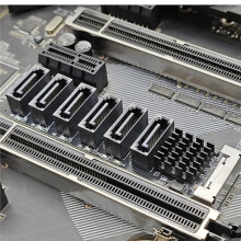 M.2 NVMe to 6 Port 3.0 Expansion Card PCI-E 2X 3.0 RTL9100 Chip M2 Key-M SATA3 6Gbps Adapter Board