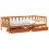 VidaXL vidaXL Daybed with Drawer with Wheel 3 pcs Wax Brown Solid Pine Wood 2