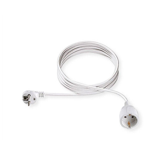 BACHMANN Bachmann Kabel, Verlängerung, Dose(CEE7)->Stecker(CEE7), 10m, weiss,