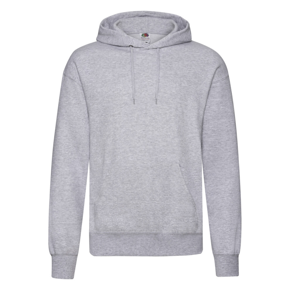 Fruit Of The Loom (S, Heather Grey) Mens Classic Heather Hoodie