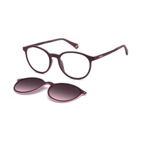 Polaroid Sonnenbrille - POLAROID - PLD 6137/CS - Pflaume - Polyamidrahmen - Runde Form