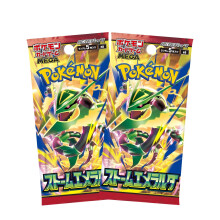 Japanese Pokemon Storm Emeralda Booster Bundle - 2 Sealed Booster Packs Featuring Mega Rayquaza ex | Storm Emeralda M6