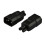 Netzkabel 230V Adapter C14-Stecker -> C5-Buchse (Mickey-Mouse/Kleeblatt) 1