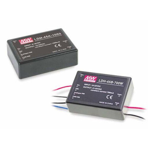 MEAN WELL Netzteil - CC Driver DC-DC step-up  700mA ~44W  dimmable