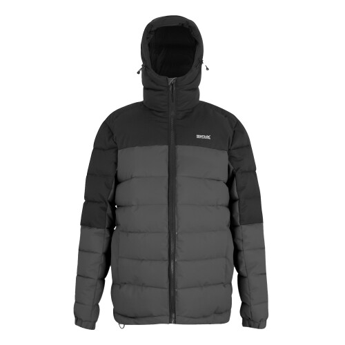 Regatta (L, Ash/Black) Regatta Mens Aldthorn Padded Jacket