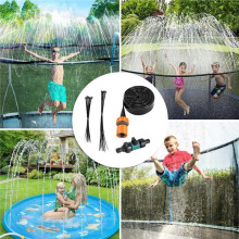Conjunto de Sprinkler para Trampolim para Crianças, Acessórios de Parque Aquático de Verão para Trampolim, para Crianças e Adultos