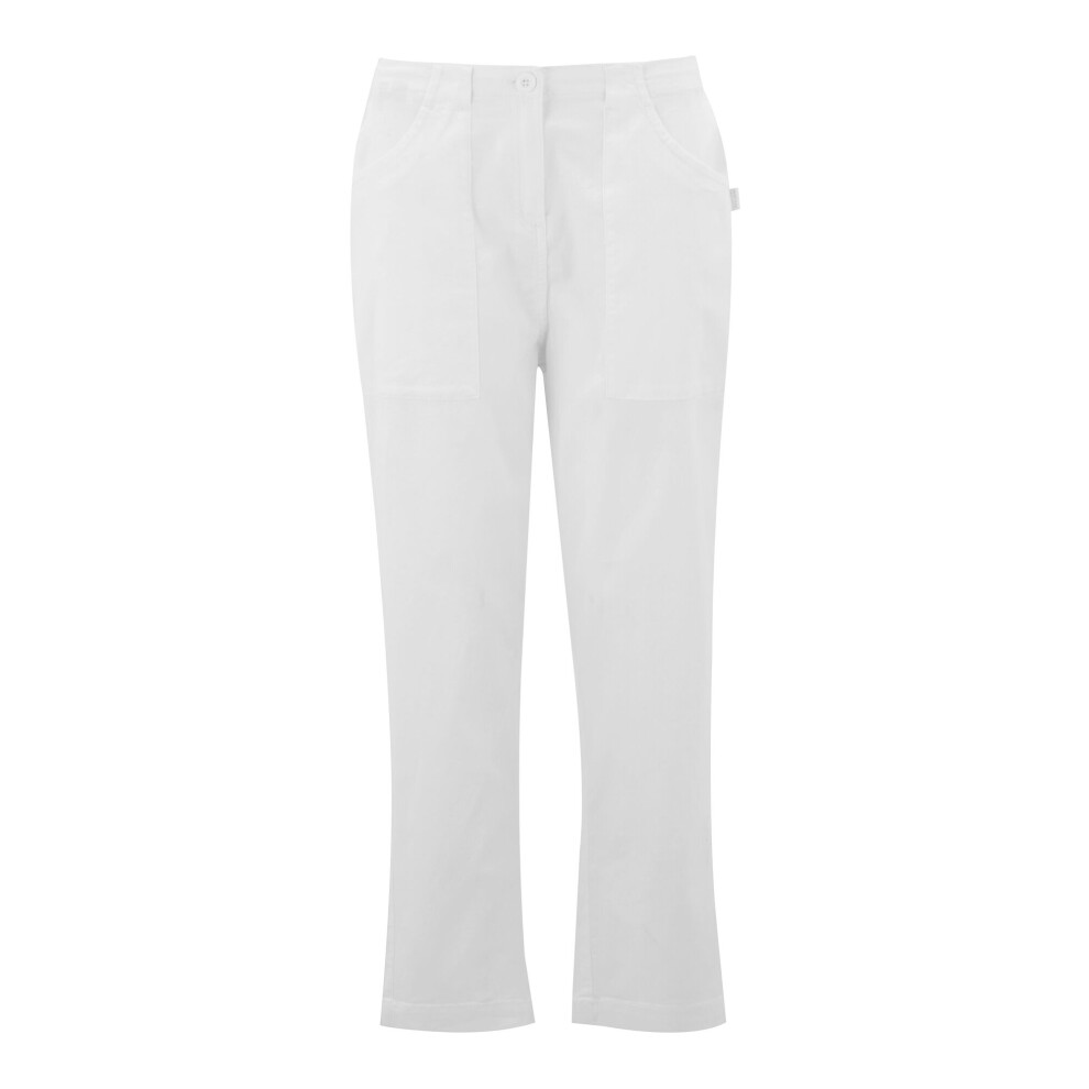Regatta (12 Uk, White) Womens/Ladies Shorebella Capri Trousers