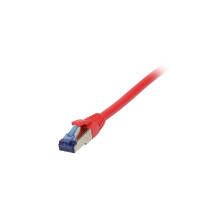 Patchkabel RJ45, CAT6A 500Mhz, 3m, rot, S-STP(S/FTP), TPE/LSZH(Superflex), AWG26, Synergy 21