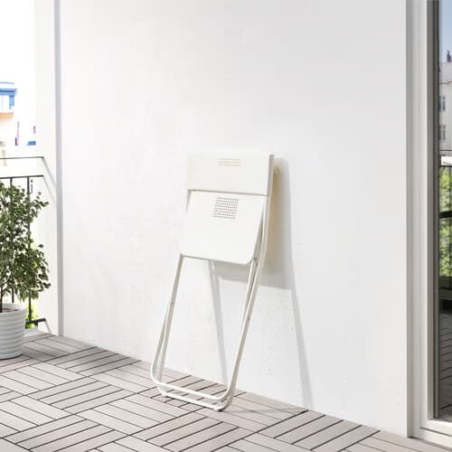 IKEA FEJAN Folding Chair-White 1