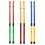 1Pair Multi-Rod Bundle Sticks Nylon Dowels Nylon Drumsticks Brushes Enduring Yellow red 4