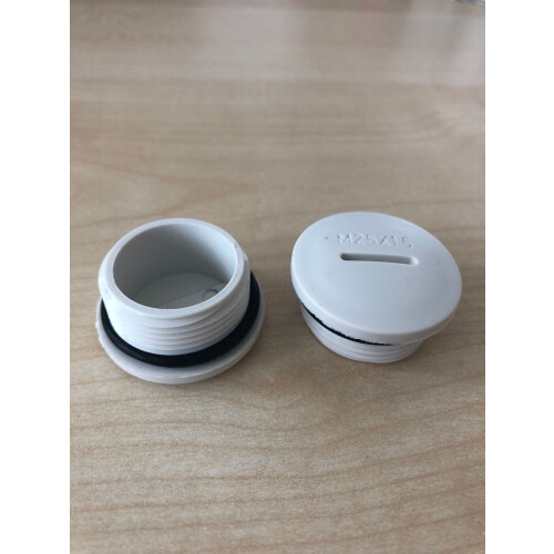 Installation M25x1,5 Blindstopfen 2er Set mit O-Ring