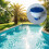 Floating Pool Chlorine Dispenser for Routine Backyard Pool Sanitizer Floaters 2