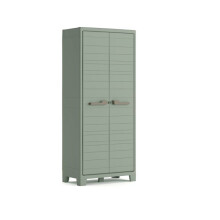 Armadio Keter Planet Outdoor 80% resina riciclata verde 80 x 44 x 182 cm - 8 ripiani