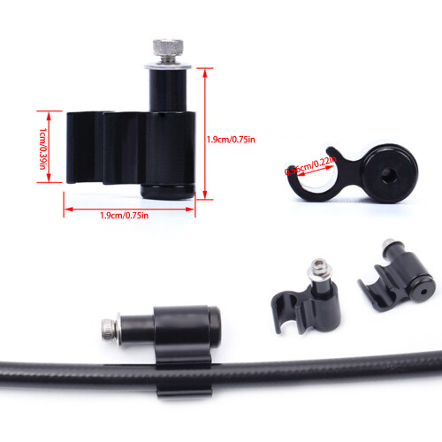 4Pcs Bicycles Oil Tube Fixed Conversion Wire Frame Crossovers Clip Cable Clamps 2