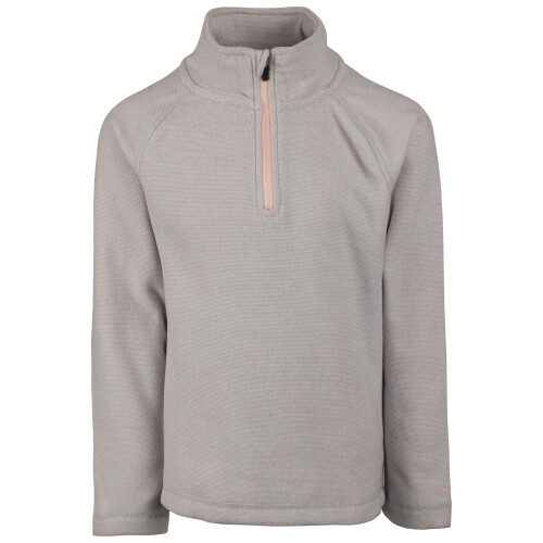Trespass (9/10, Pale Grey) Trespass Girls 1/2 Zip Jumper Pullover - Meadows