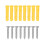 20 Sets of Suspended Ceiling Wall Mount U-Shaped Hooks Stainless Steel Heavy Duty Multi-Function Hammock with Hook 7