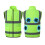 Inspection Work Vest with Reflective Finish for Summer Activity Fluorescent o XL 9