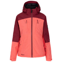 (10, Peach Blush) DLX Womens Ski Jacket With Zip Off Hood Emilia