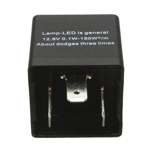 5X 12V 3 Pin LED Adjustable Car Flasher Flash Relay for Turn Signal Light Indicator 2