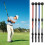 Golfs Training Aids Postures Correction Practice Alignment Arm Band for Golfer Red 3