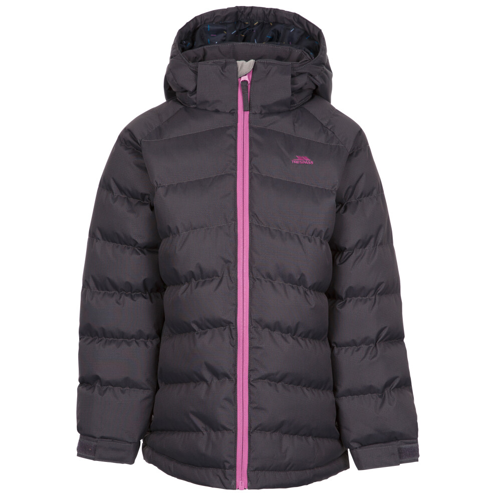 Trespass Girls Padded Casual Jacket Amira Grey 9/10 - Image 2