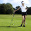 Golfs Training Aids Postures Correction Practice Alignment Arm Band for Golfer Red 10