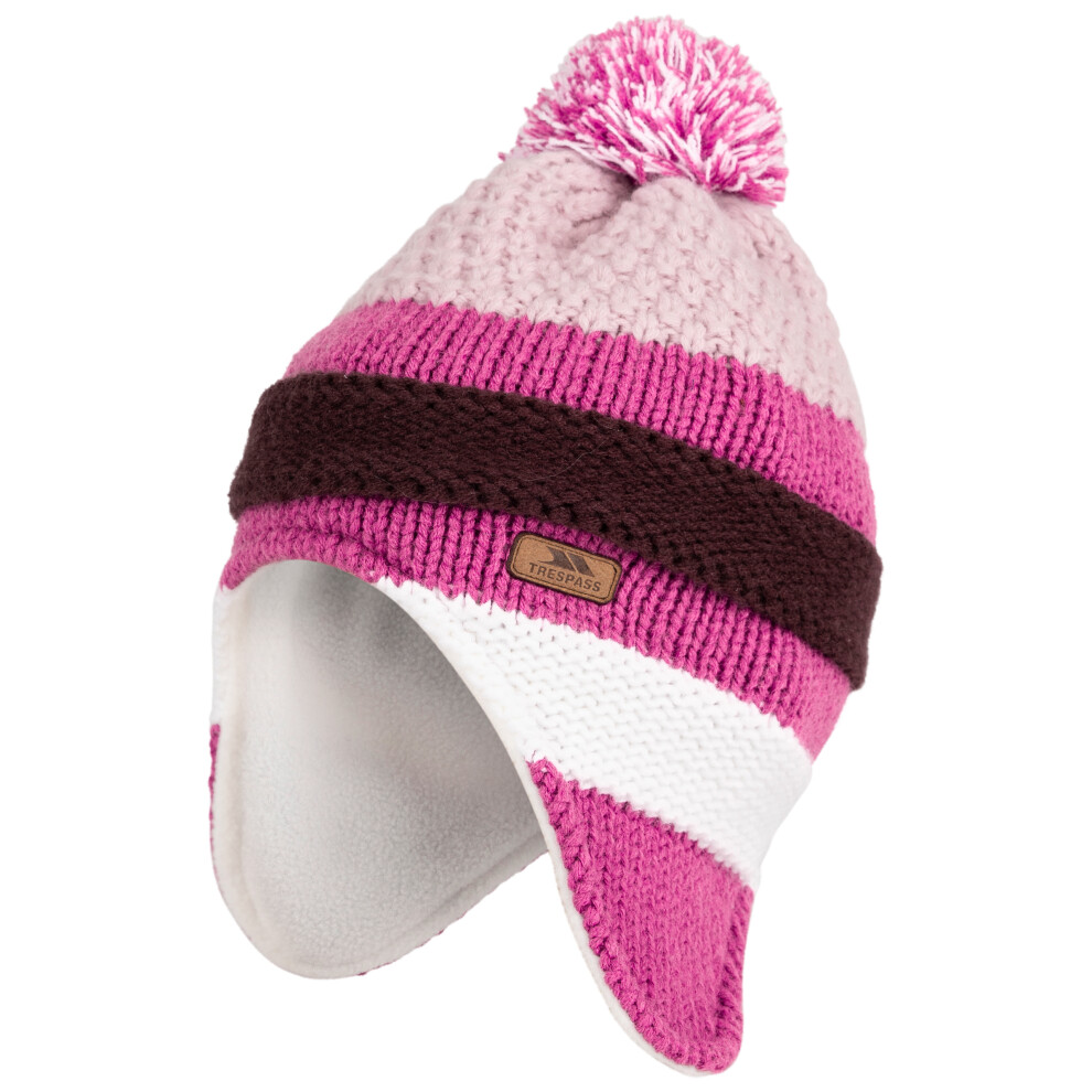 Trespass (8 Years To 10 Years, Pink) Unisex Kids Beanie Hat - Perry - Image 3