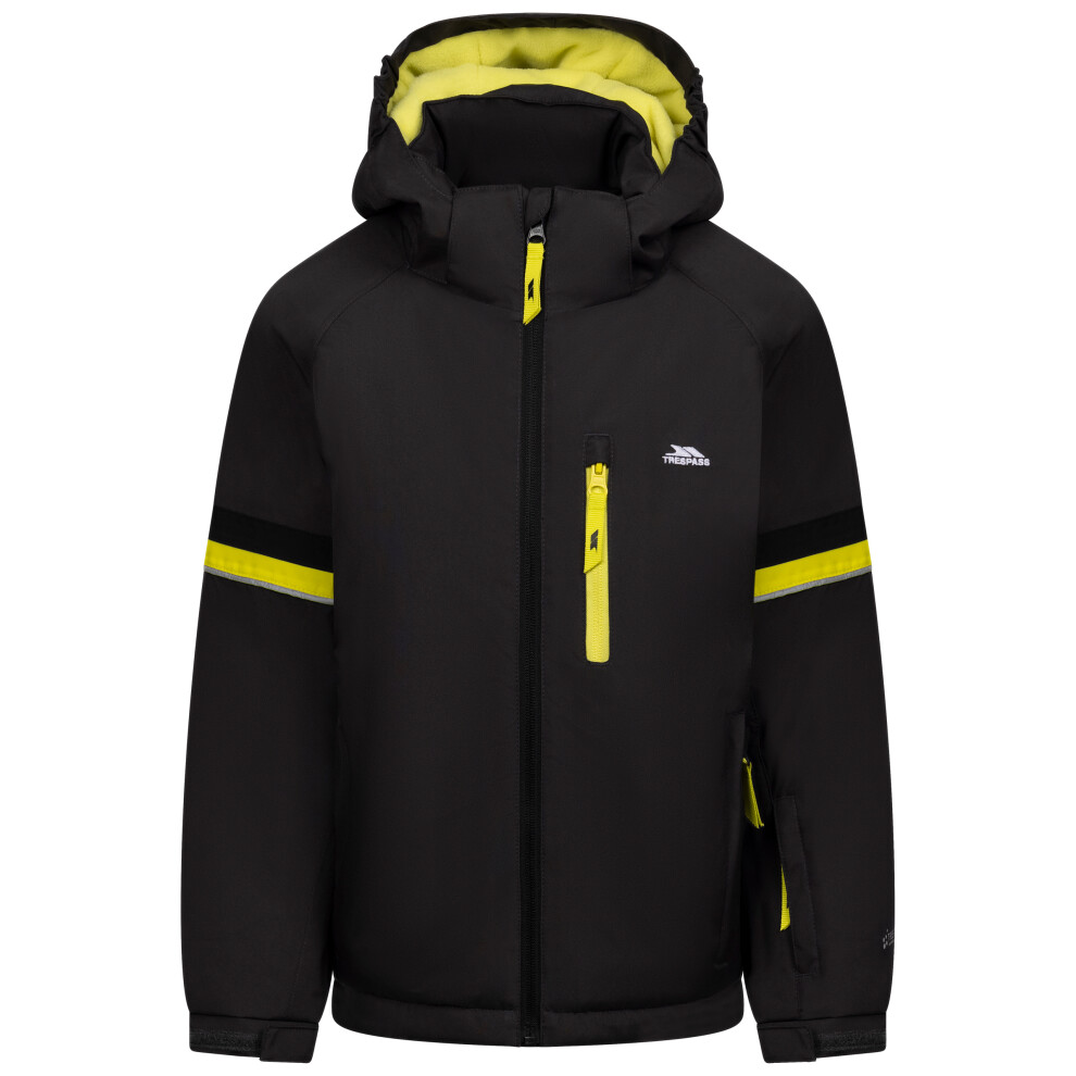 Trespass Boys Waterproof Ski Jacket Peter Grey 11/12 - Image 2