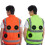 Inspection Work Vest with Reflective Finish for Summer Activity Fluorescent o XL 2