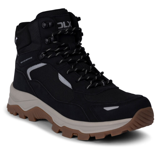 (10, Black) DLX Mens Waterproof Membrane Walking Boot - Johnny