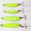 3Pcs Metal Luminously Spoon Baits Sequins Hard Baits Jigging Fishings Lure 5 grams 7