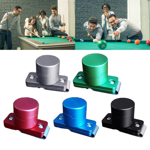 Pool Snooker Chalk Holder Case Billiard Cue Tip Pricker Billiard Cue Tip Tools Green 2
